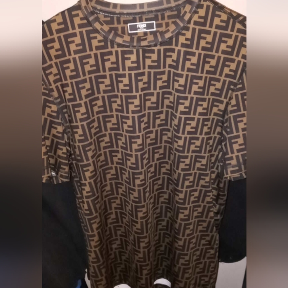 Men's Fendi Zucca Print T-Shirt